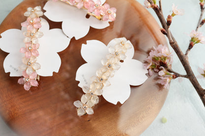 Six Someiyoshino Sakura Hair Barrette #S038