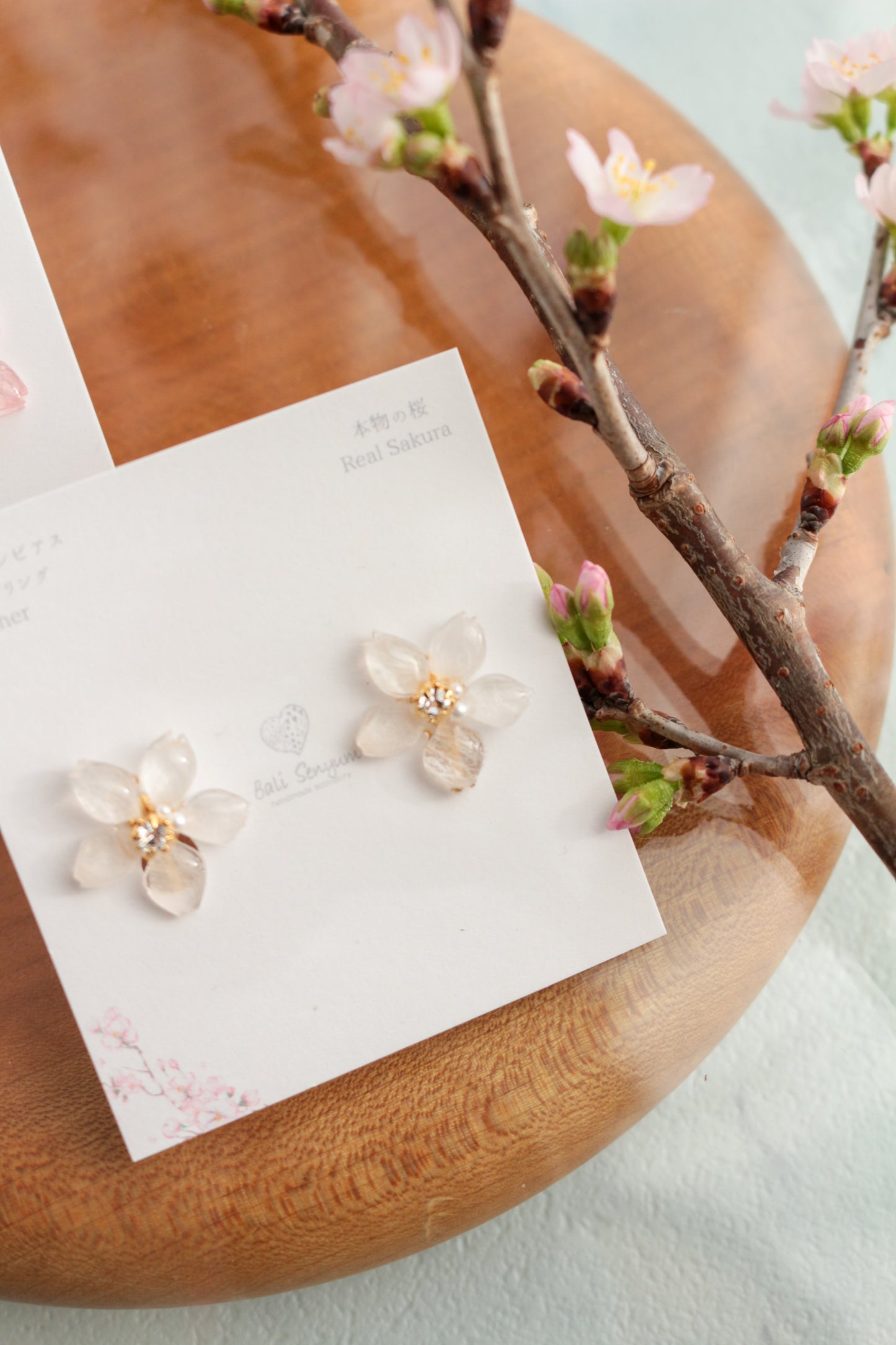Someiyoshino Sakura Earrings - Small size 小サイズ #S003