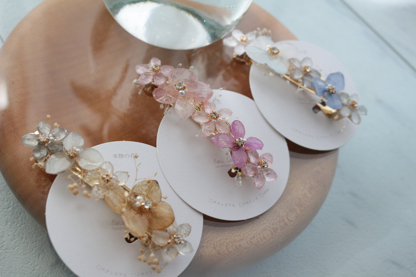 Hydrangea Hair Barrette No.44