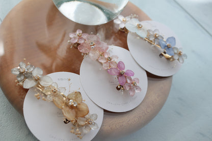 Hydrangea Hair Barrette No.44