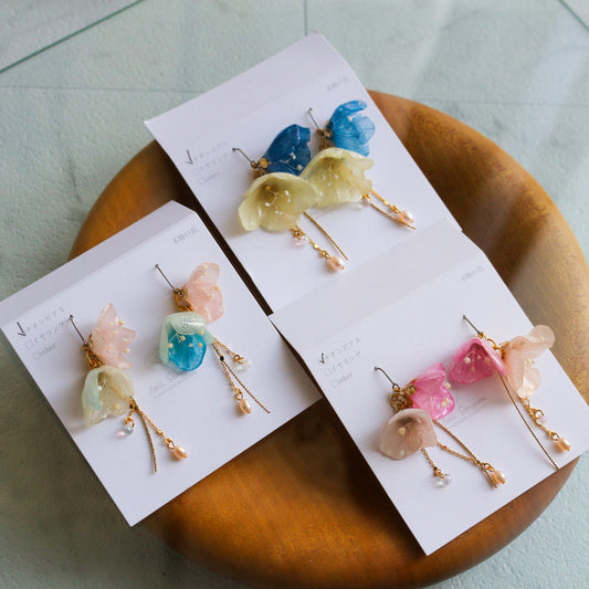 SUZUYOME2 Original Flower Earrings - No.10