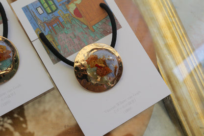 Gogh's Bedroom in Arles Inspired Hair tie - ゴッホの寝室