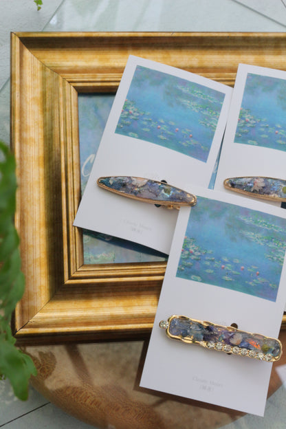 Monet's Inspired Hair Clip No.2 - 睡蓮