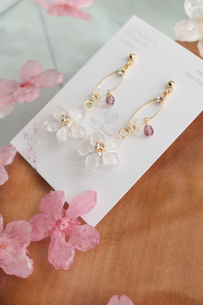 Someiyoshino Sakura Hanami Earrings