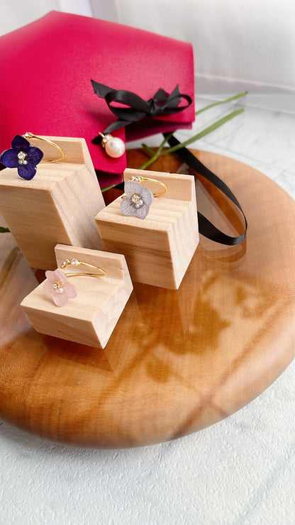 Hydrangea Three Gems NEW Ring No.12
