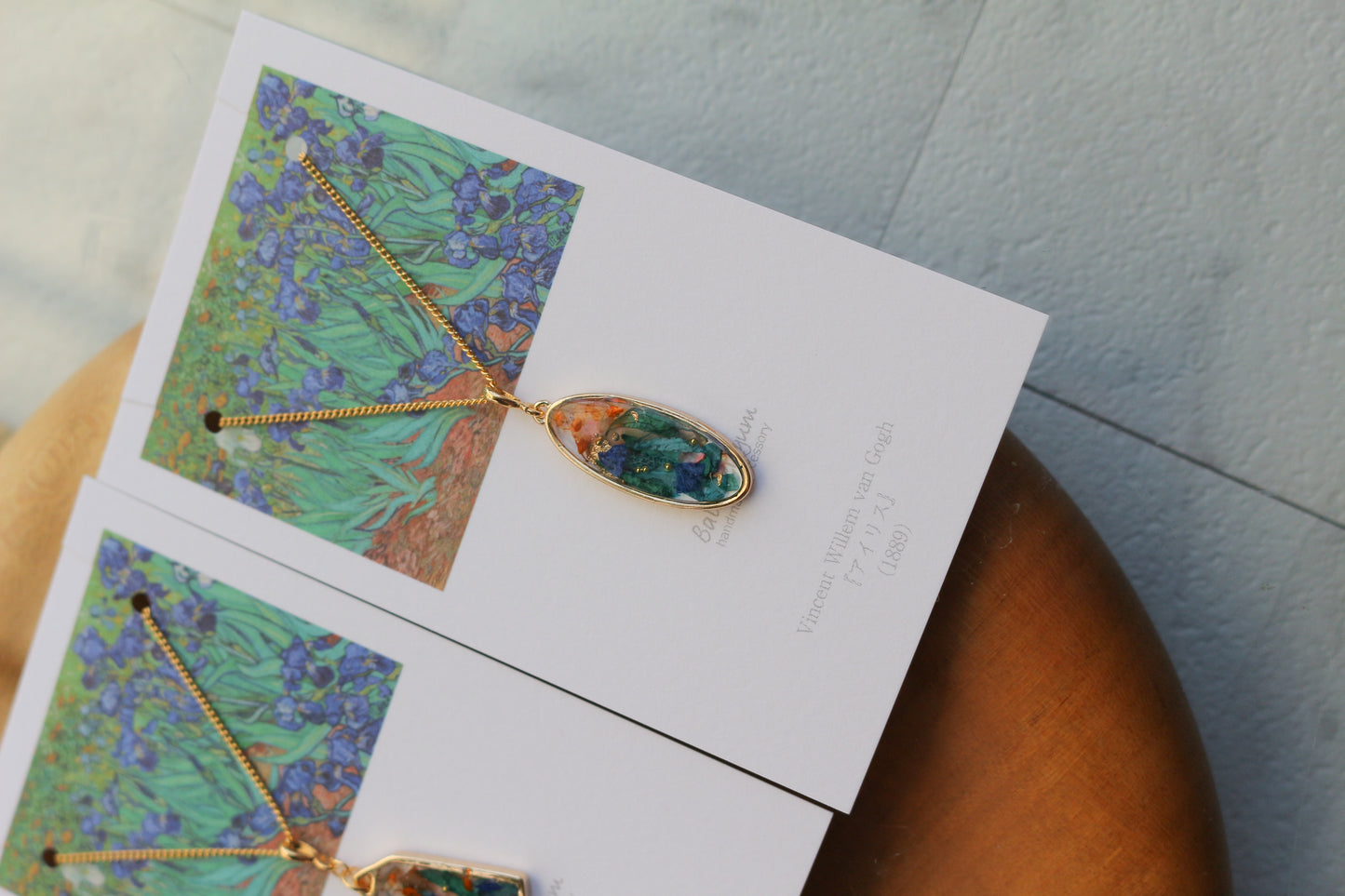 Gogh's Irises Inspired Necklace - アイリス