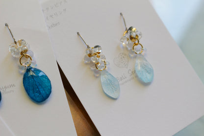 Hydrangea TSUBU Earrings -  No.1