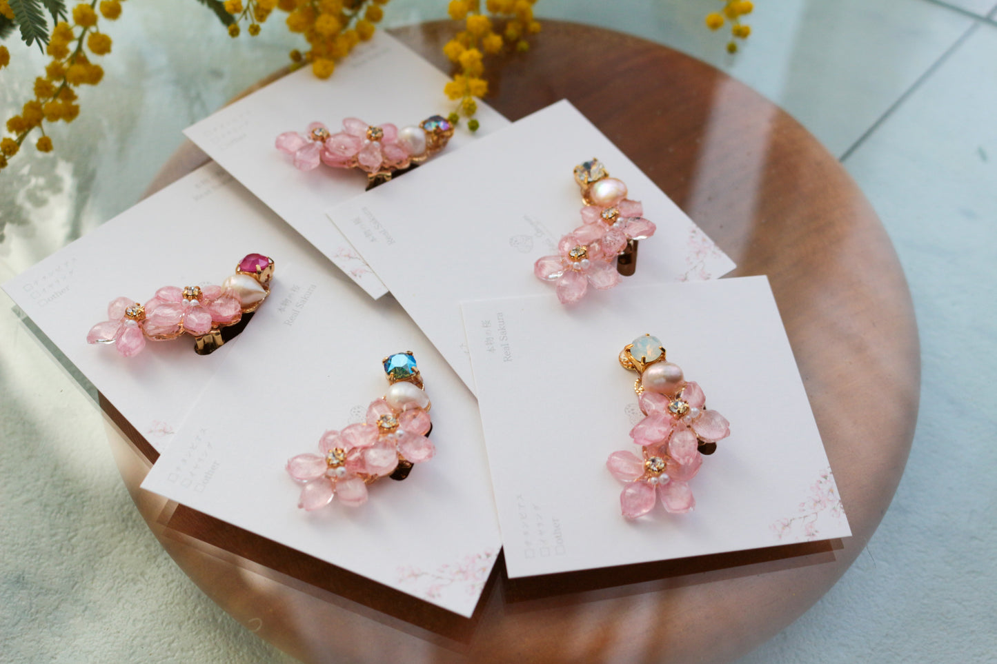 Someiyoshino Doule Sakura Ear-cuff Pink "Left"