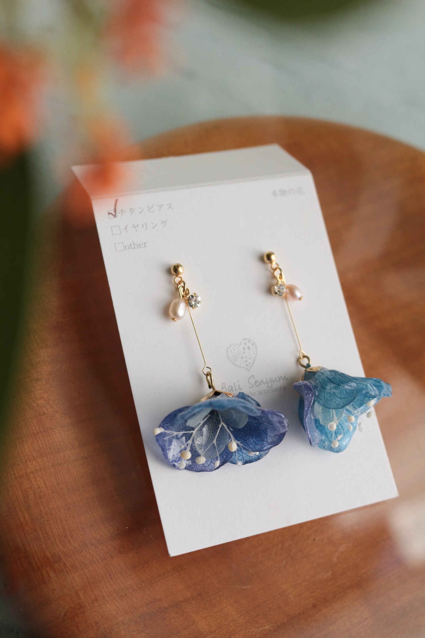 Flower Skirt Earrings - No.3 ピアスorイヤリング