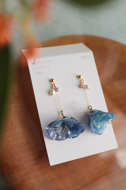 Flower Skirt Earrings - No.3 ピアスorイヤリング