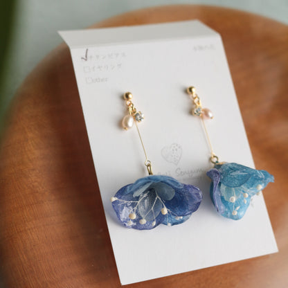 Flower Skirt Earrings - No.3 ピアスorイヤリング