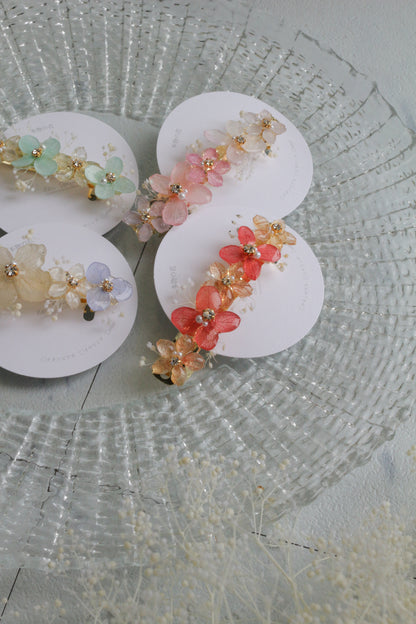 Hydrangea Hair Barrette No.47