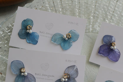 Hydrangea Wing No.145- Titanium Pierce(ピアス）
