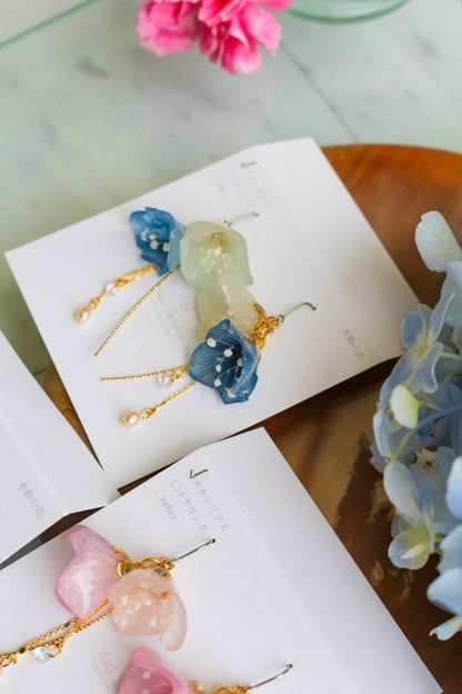 SUZUYOME2 Original Flower Earrings - No.9