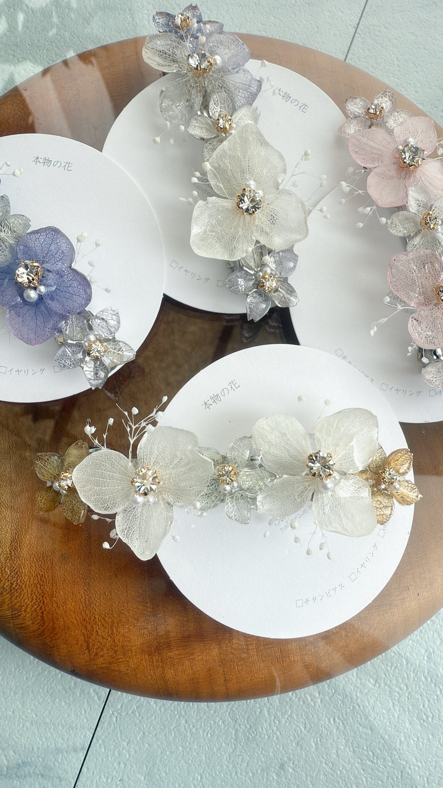 Hydrangea Hair Barrette No.13