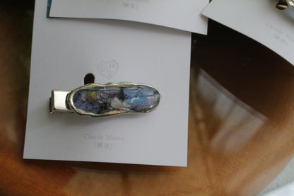 Monet's Inspired Hair Clip - 睡蓮