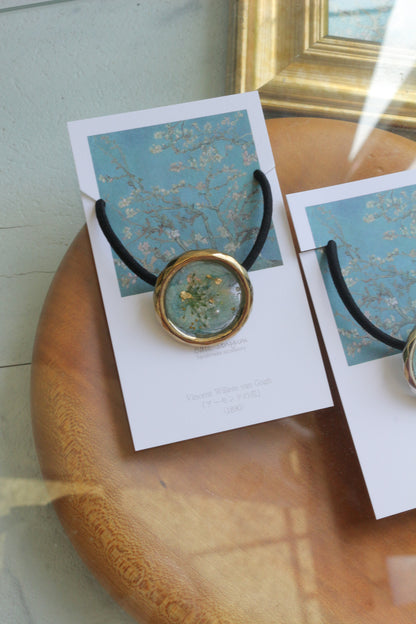 Gogh's Inspired Hair tie - アーモンドの花