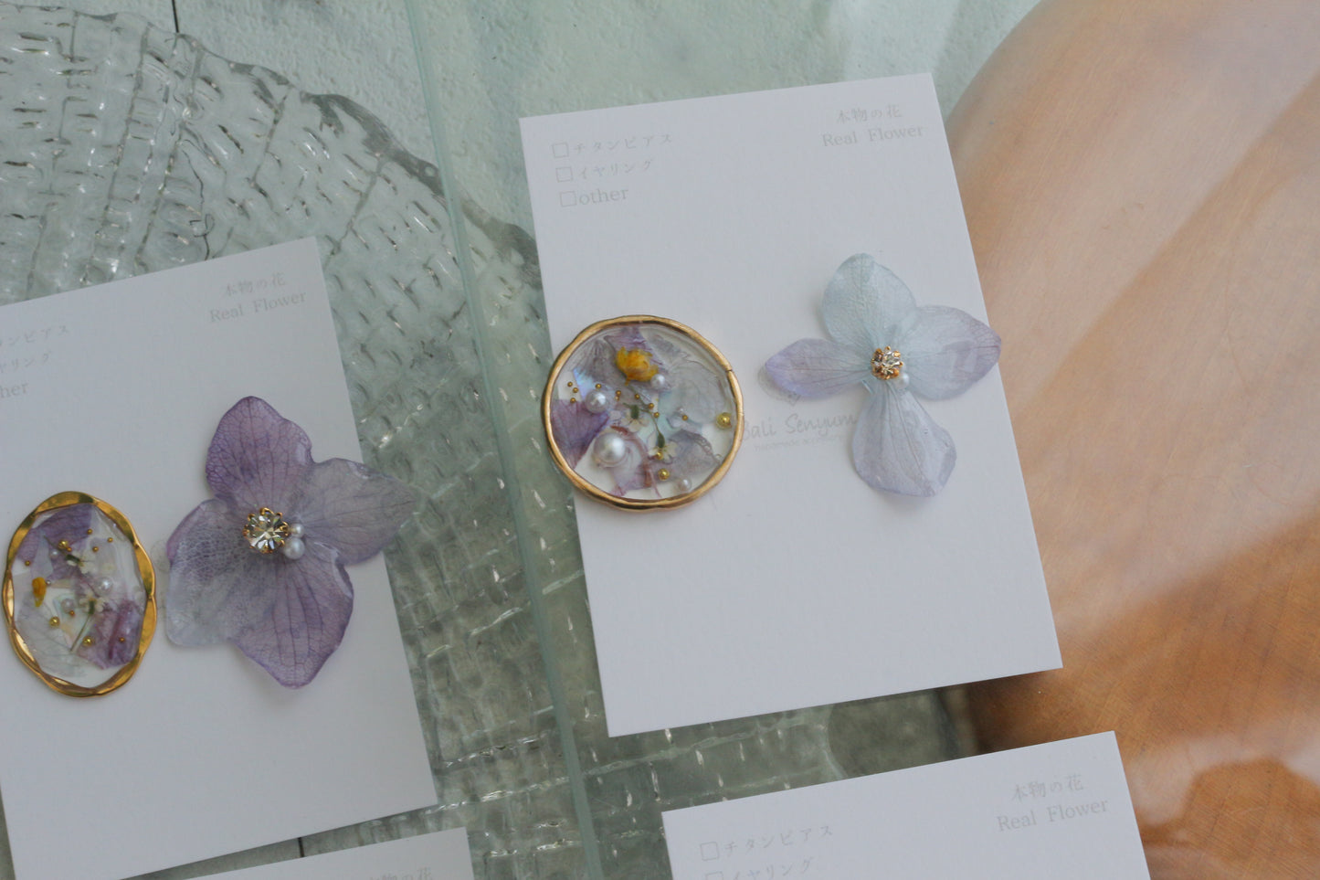 Hydrangea and Flower Medallion No.4 パーツ選べます。