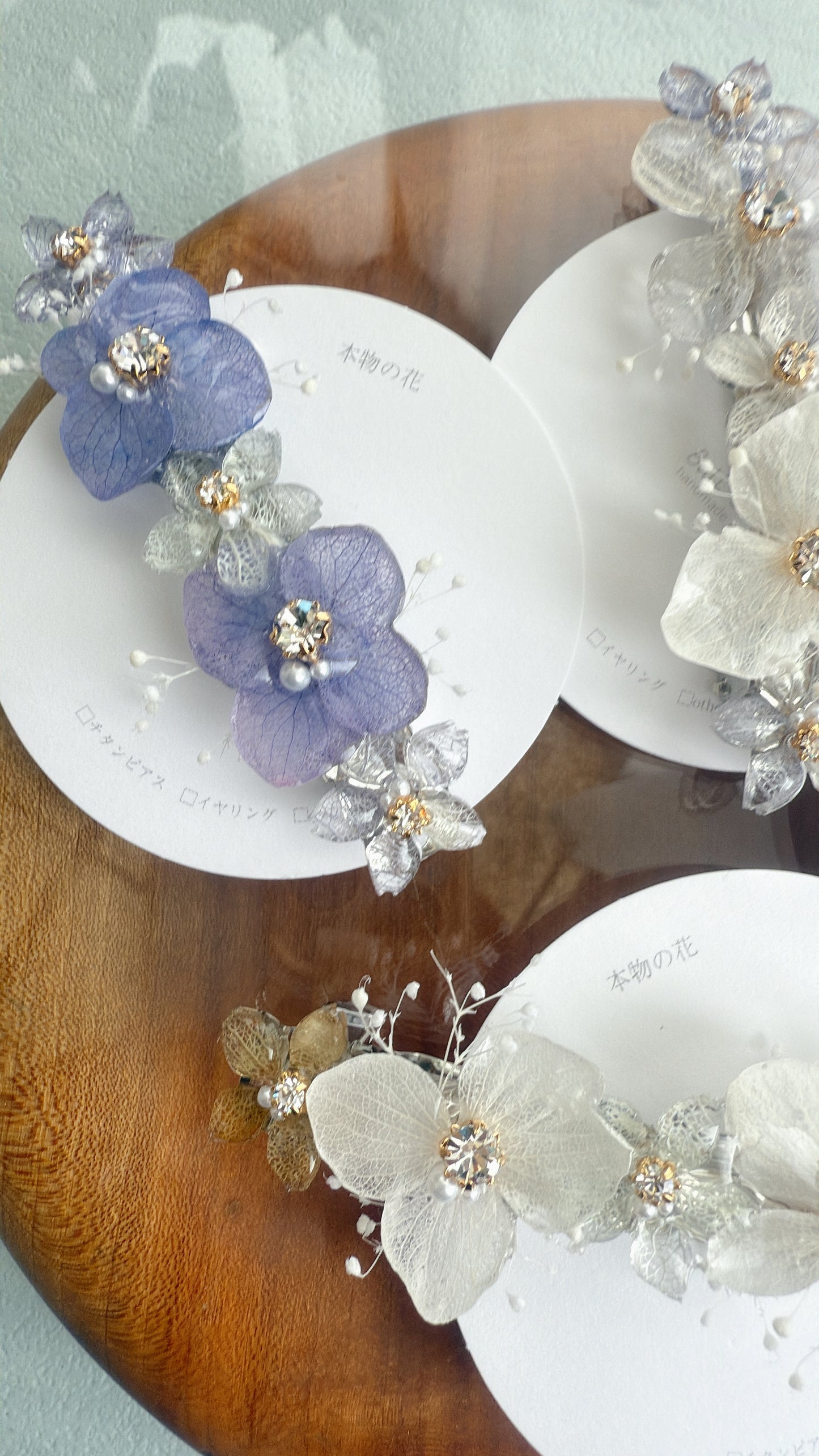 Hydrangea Hair Barrette No.13