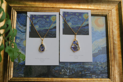 Gogh's The Starry Night Inspired Necklace - 星月夜