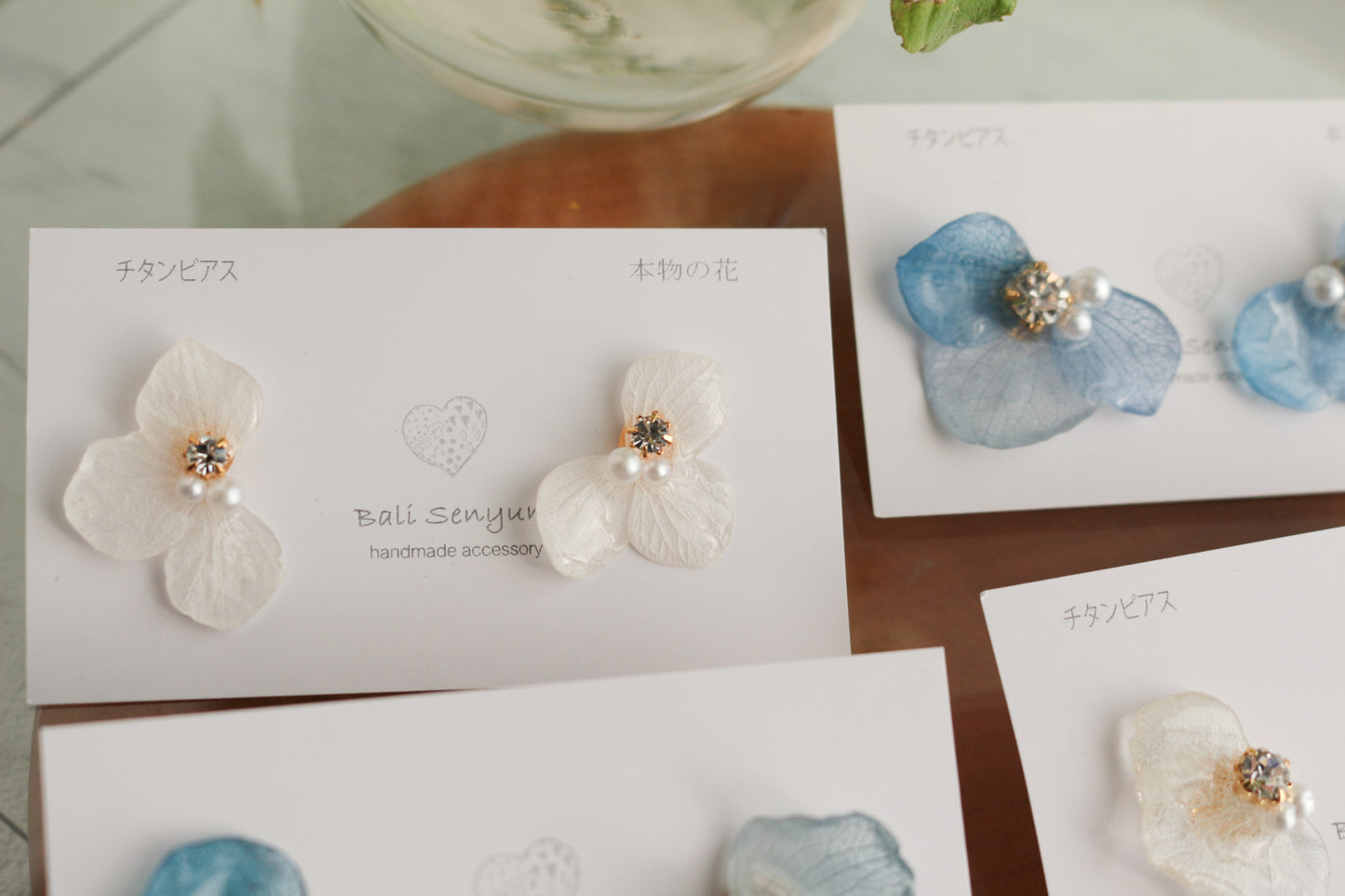 Hydrangea Wing No.138- Titanium Pierce(ピアス）