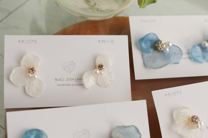 Hydrangea Wing No.138- Titanium Pierce(ピアス）