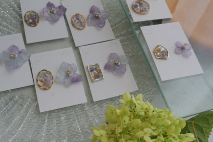Hydrangea and Flower Medallion No.4 パーツ選べます。