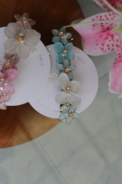 Hydrangea Hair Barrette No.34