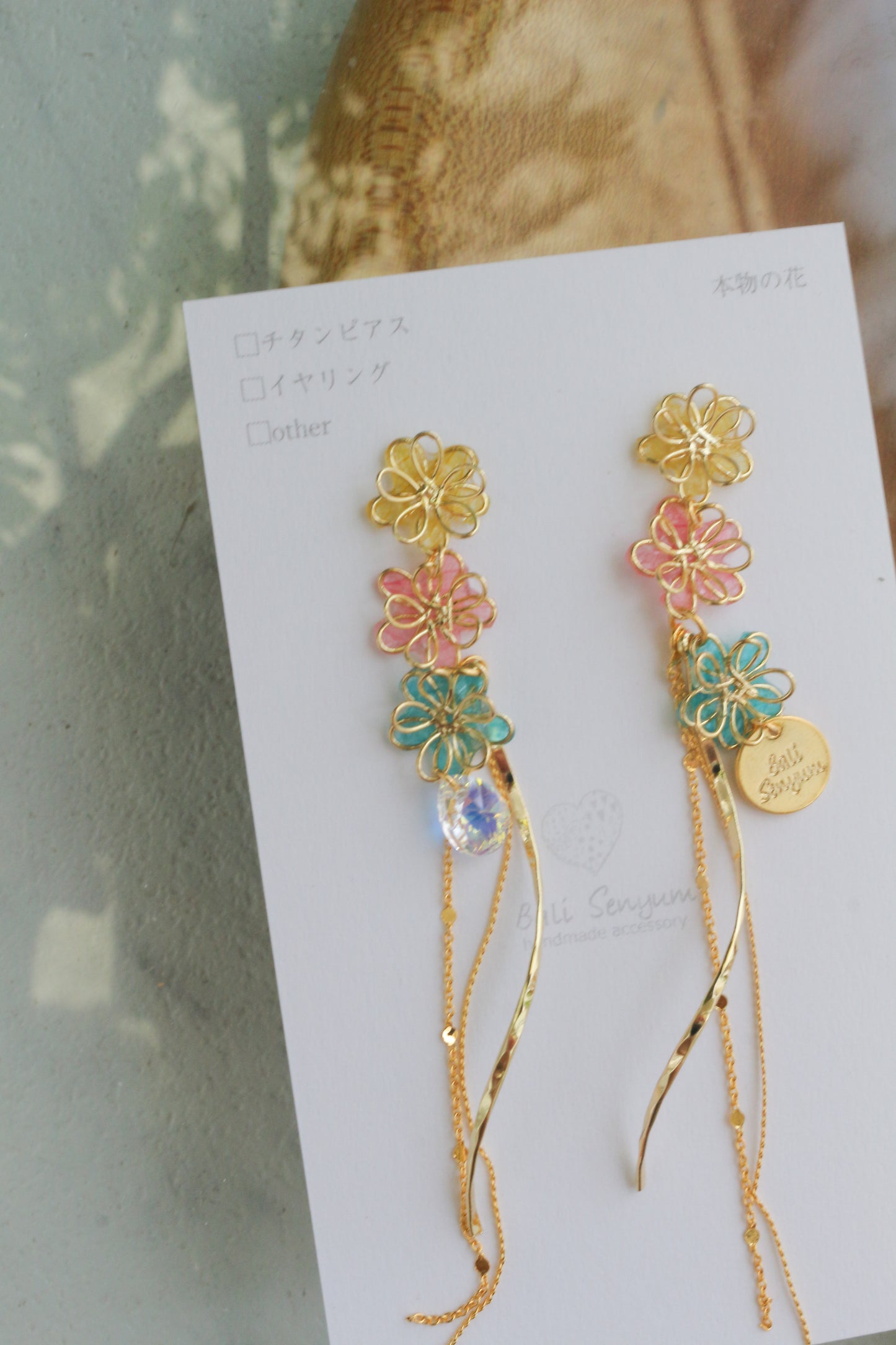 Oshikatsu Hydrangea Earrings No.2 ピアスorイヤリング