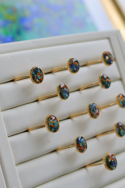 Gogh Inspired Ring No.1 - アイリス