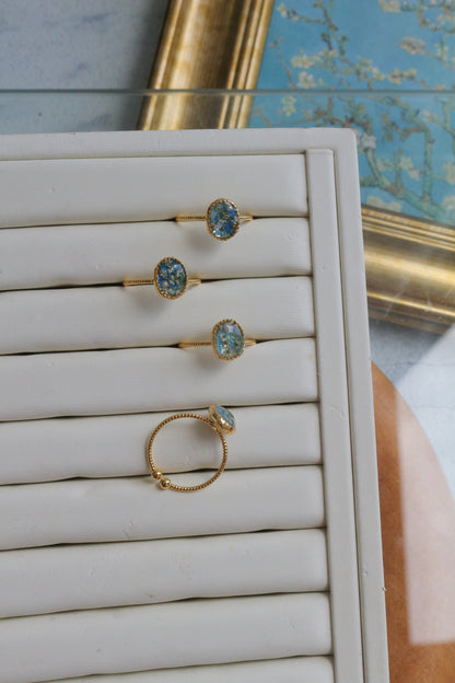Gogh Almond Tree in Blossom Inspired Ring No.1 - アーモンドの花