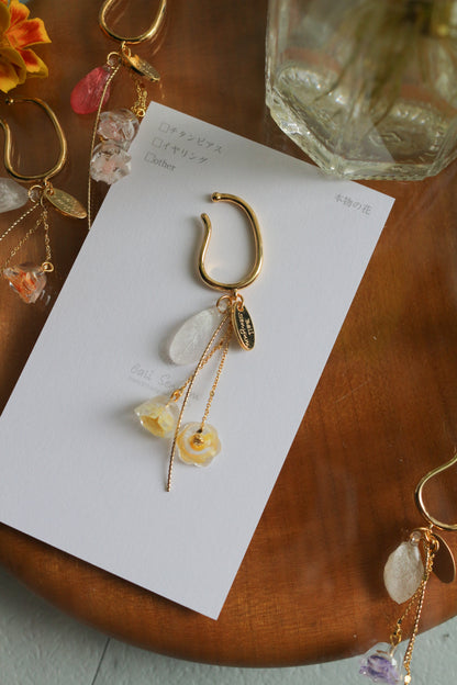 Floral Ear-cuff - 残暑の風