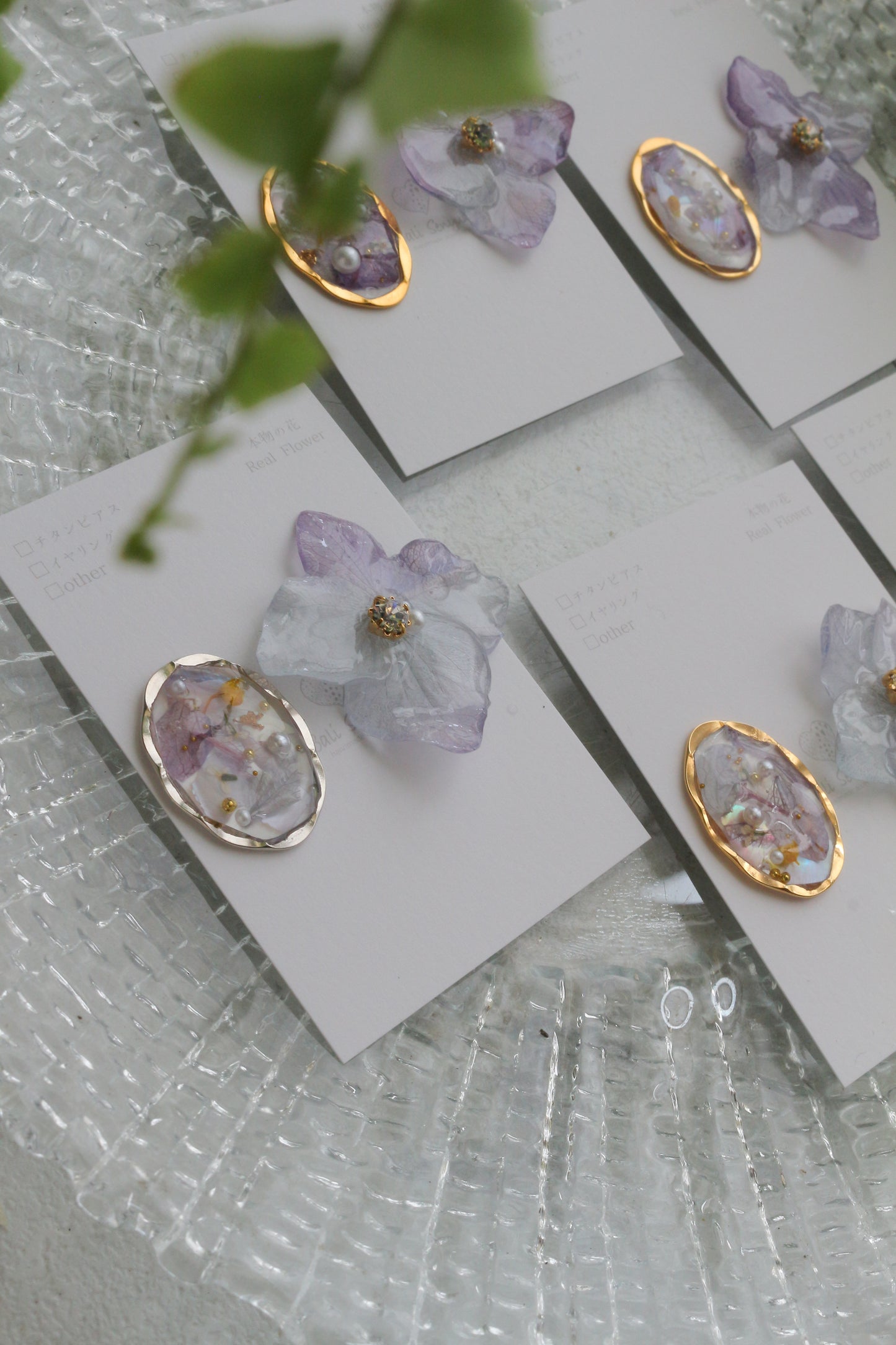 Hydrangea and Flower Medallion No.4 パーツ選べます。