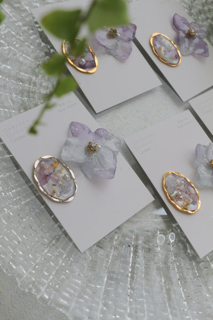 Hydrangea and Flower Medallion No.4 パーツ選べます。