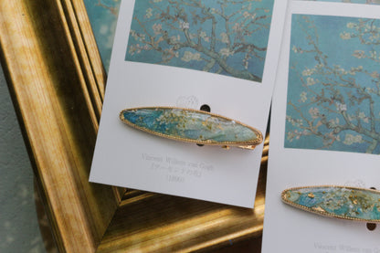Gogh's Inspired Hair Clip No.2 - アーモンドの花