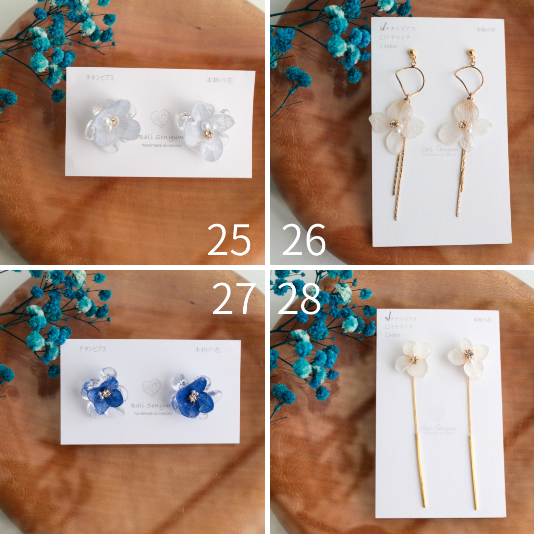 Limited Item Fes Earrings - チタンピアス Titanium Pierce  No.25〜28