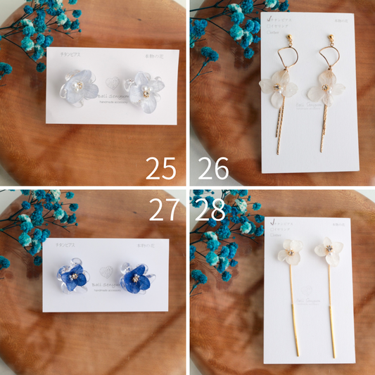 Limited Item Fes Earrings - チタンピアス Titanium Pierce  No.25〜28