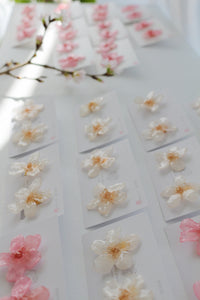 Natural Shape Someiyoshino Sakura Earrings #S004