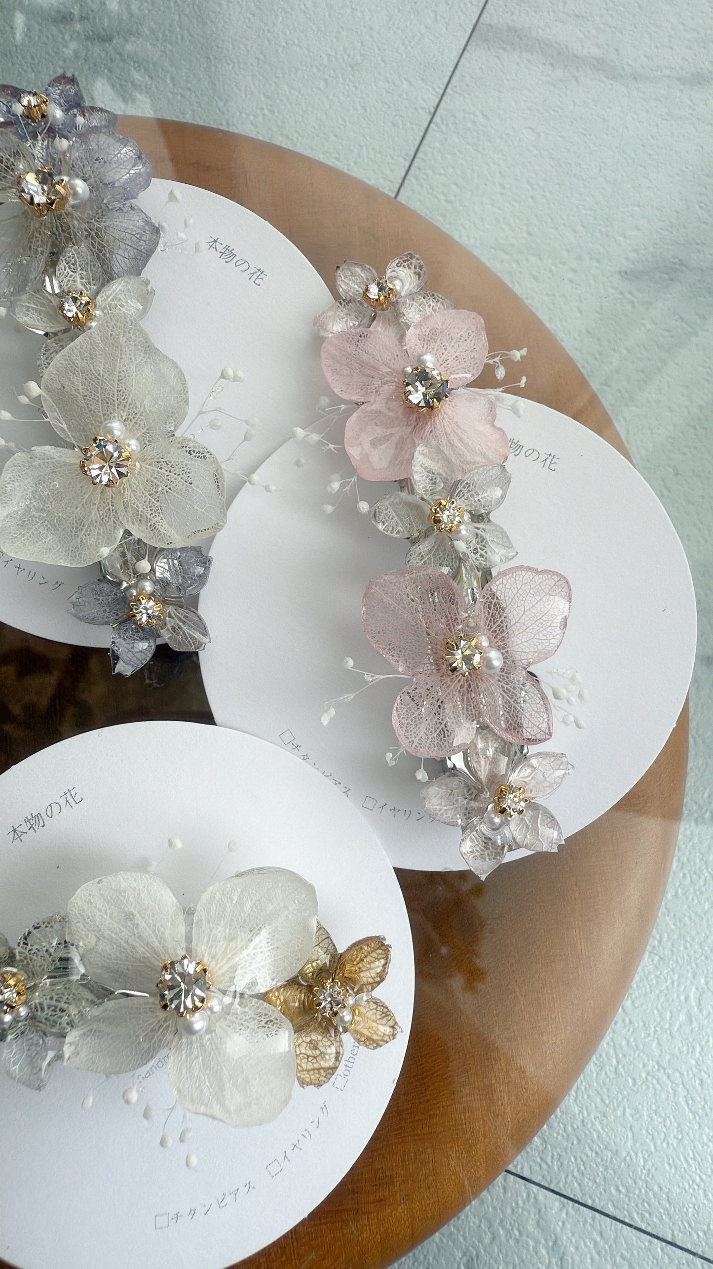 Hydrangea Hair Barrette No.13
