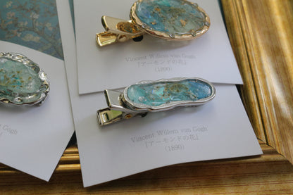 Gogh's Inspired Hair Clip - アーモンドの花