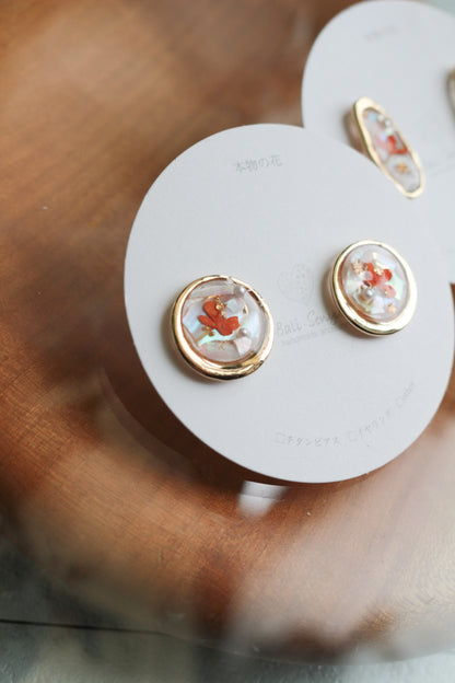 金木犀 Osmanthus Earring No.1