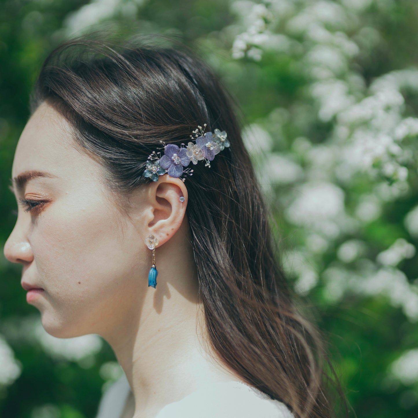 Hydrangea Hair Barrette No.14