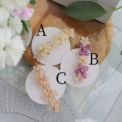 Hydrangea Hair Barrette No.46