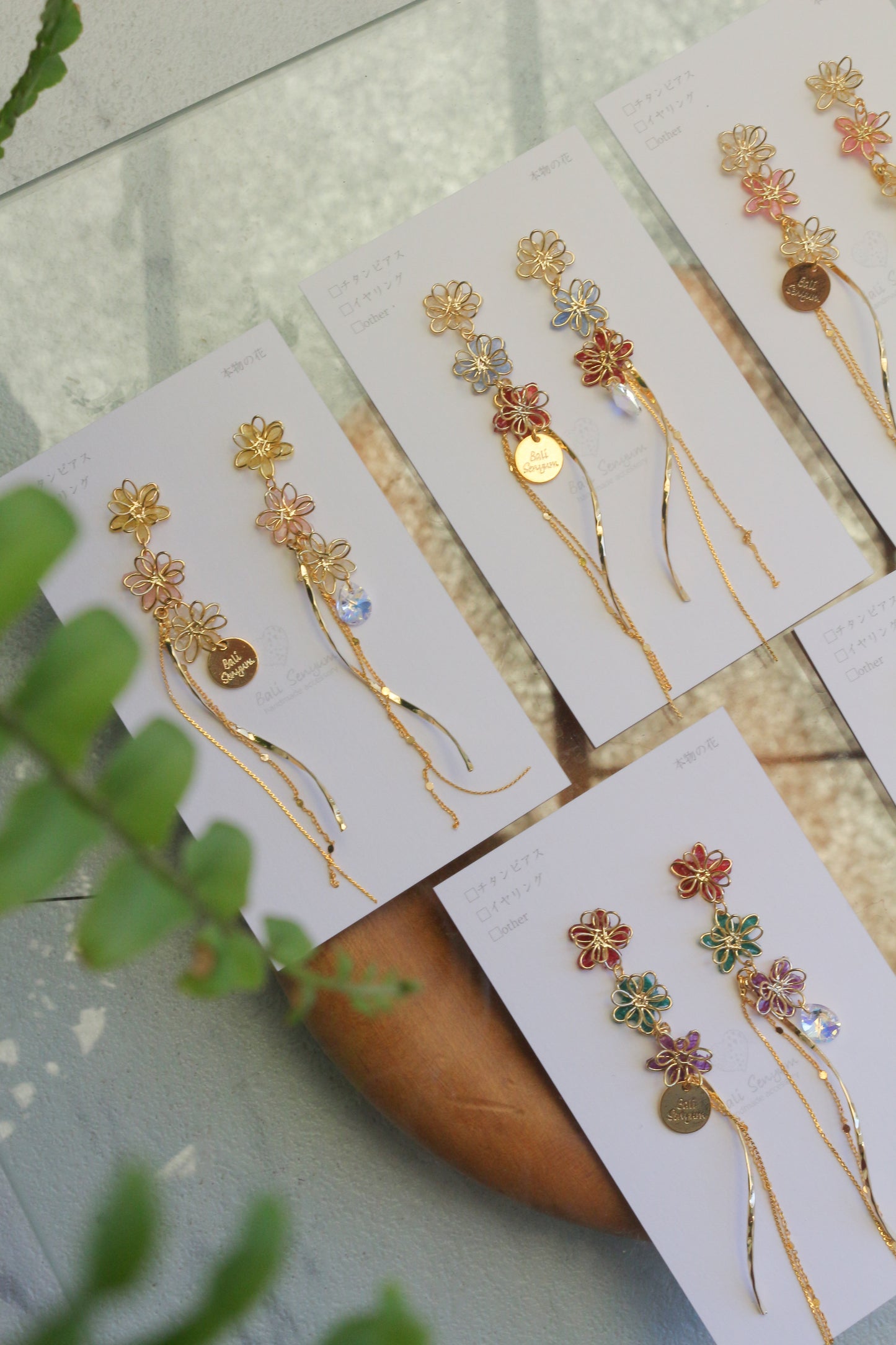 Oshikatsu Hydrangea Earrings No.3 ピアスorイヤリング