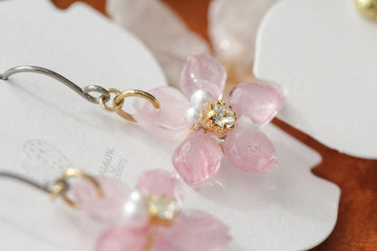 Dangling Someyoshino Sakura Earrings- Small #S020