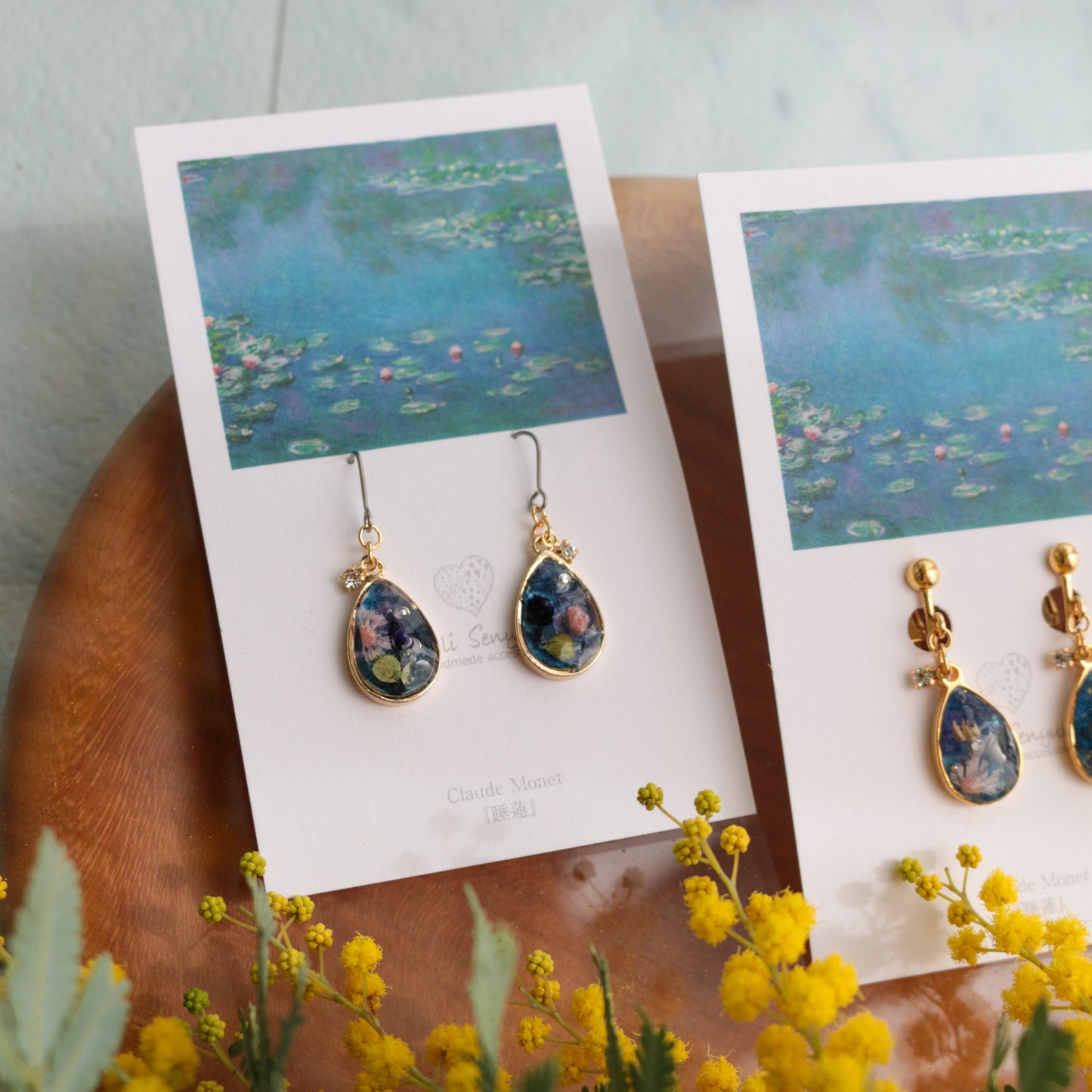 Claude Monet Water Lilies Inspired Dangling -No.2 睡蓮