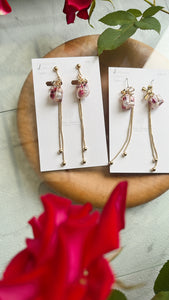 Christmas Present Earrings with Jingle Balls #23