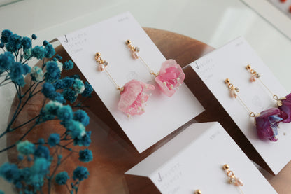 Flower Skirt-  No.2 ピアスorイヤリング