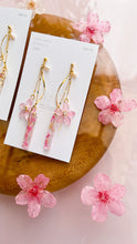 Sakura with Stick Earrings No.1