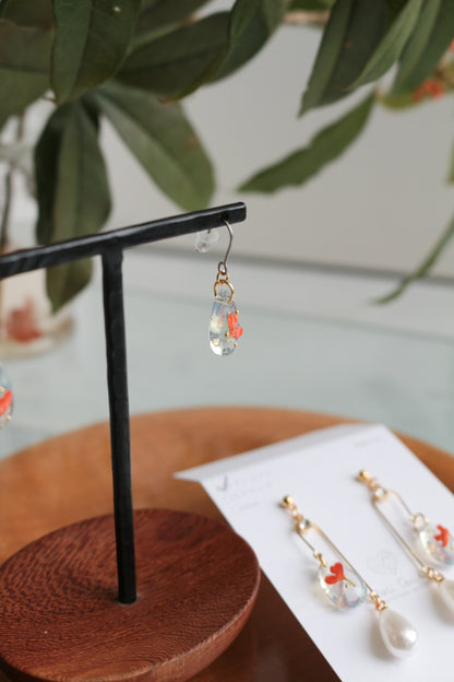 金木犀 Osmanthus Earring No.4 -ピアス　または　イヤリング